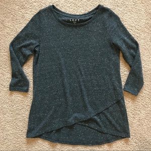 Marled Tulip Hem Tee